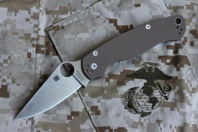 Лот: 1827639. Фото: 1. Spyderco Paramilitary 2 S35VN. Ножи, топоры
