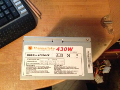 Лот: 8665543. Фото: 1. Блок Питания Thermaltake 430W. Корпуса, блоки питания