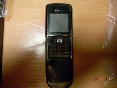 Лот: 2369517. Фото: 1. Nokia 8800 Sirocco Black. Кнопочные мобильные телефоны