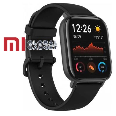 Лот: 15478715. Фото: 1. Xiaom Amazfit GTS Black Умные... Смарт-часы, фитнес-браслеты, аксессуары