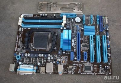 Лот: 14904366. Фото: 1. Asus M5A78L LE + задняя планка... Материнские платы