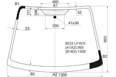 Лот: 16191062. Фото: 1. Стекло лобовое Suzuki SX4. Кузов