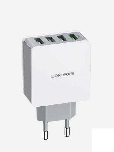 Лот: 22977918. Фото: 1. СЗУ BOROFONE BA43A 4USB 2.4A Quick... Зарядные устройства, блоки питания, адаптеры сетевые для смартфонов