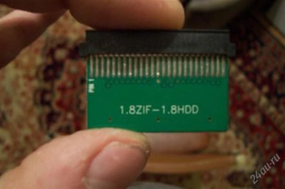 Лот: 1259965. Фото: 1. переходник 1.8 zif на 1.8 HDD-средство... Платы расширения, контроллеры, доп. порты