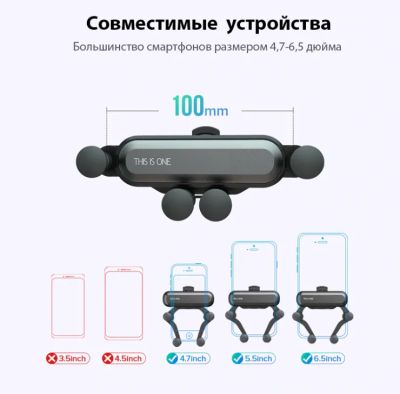 Лот: 15220680. Фото: 1. Держатель для телефона в машину. Чехлы, бамперы
