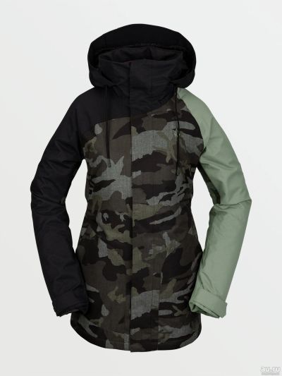 Лот: 17038630. Фото: 1. Сноубордическая КУРТКА Ж VOLCOM... Зимняя спортивная одежда