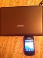 Лот: 7501885. Фото: 1. Samsung galaxy Y duos + Нетбук... Смартфоны