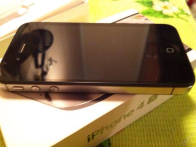 Лот: 4846550. Фото: 1. iPhone 4s 16gb черный рст. Смартфоны