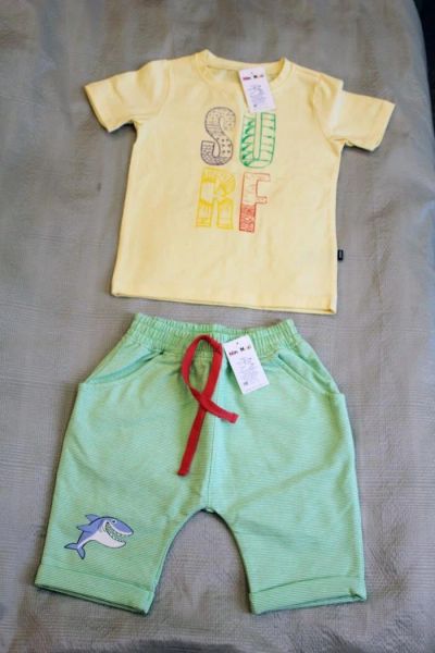 Лот: 10215755. Фото: 1. Комплект майка шорты mini maxi... Костюмы, пиджаки, комбинезоны