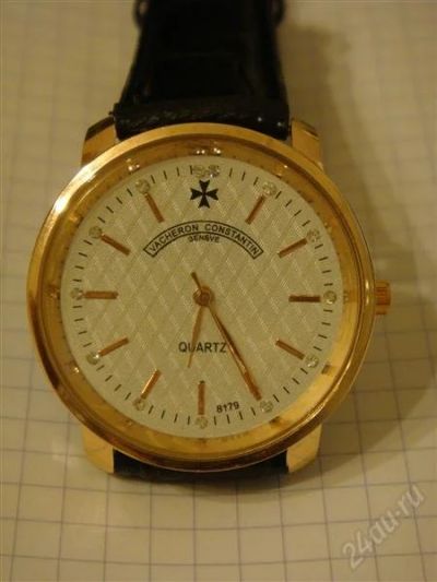 Лот: 803388. Фото: 1. Часы Vacheron Constantin позолоченные. Другие наручные часы