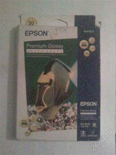 Лот: 788131. Фото: 1. Фотобумага Epson Premium Glossy... Картриджи, расходные материалы