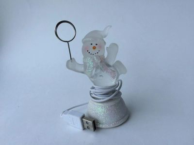 Лот: 7872398. Фото: 1. USB снеговик - светится и создает... Гирлянды, шарики, новогодние аксессуары