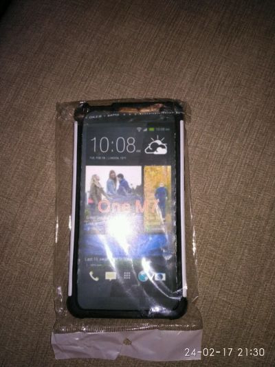 Лот: 9127921. Фото: 1. Чехол для HTC One M7 резина+ пластик. Чехлы, бамперы