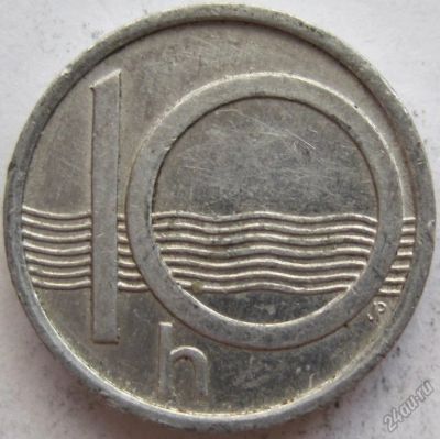 Лот: 5854418. Фото: 1. Чехия 10 геллеров 1999. Европа