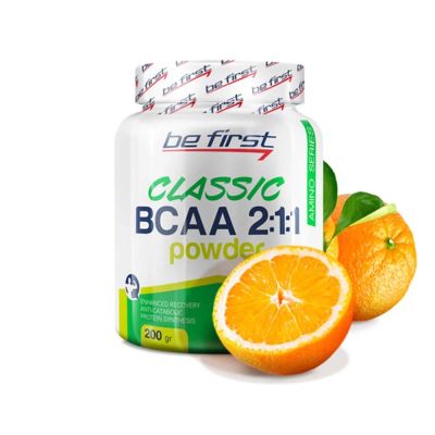 Лот: 15252040. Фото: 1. Bcaa 2:1:1 classic powder - апельсин... Спортивное питание, витамины