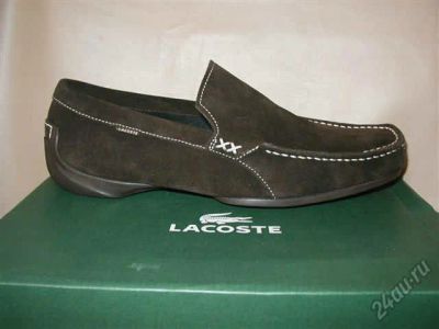 Лот: 5929847. Фото: 1. Мокасины замша Lacoste р.42eur42rus. Мокасины