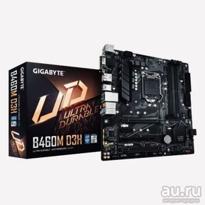 Лот: 17630736. Фото: 1. Материнская плата Gigabyte B460M... Материнские платы