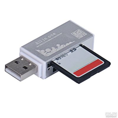 Лот: 12952678. Фото: 1. USB 2.0 Micro SD / SD / SDHC... Картридеры