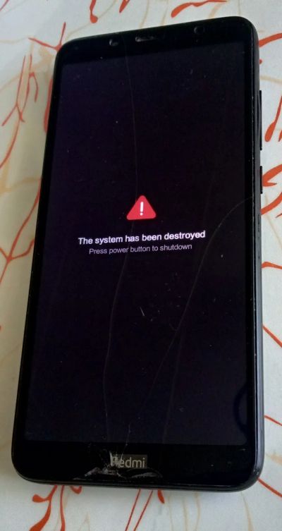 Лот: 19978637. Фото: 1. Смартфон Redmi 7A (неисправен). Смартфоны
