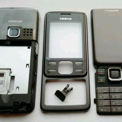 Лот: 12639803. Фото: 1. Nokia 6300 корпус черный. Корпуса, клавиатуры, кнопки