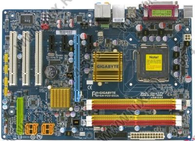 Лот: 821065. Фото: 1. Материнская плата Gigabyte GA-P35-DS3L... Материнские платы
