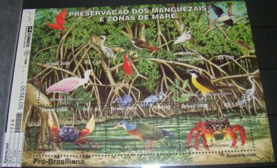 Лот: 10450095. Фото: 1. Бразилия 2004 MNH пс лист. Марки