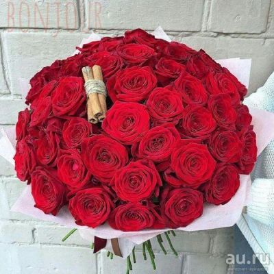 Лот: 9130964. Фото: 1. букет 33 красных Розы. Свежие цветы