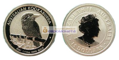 Лот: 19267822. Фото: 1. Австралия 15 долларов 2021 год... Австралия и Океания