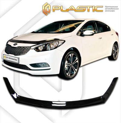 Лот: 13994530. Фото: 1. Дефлектор капота KIA Cerato 2013г-. Детали тюнинга