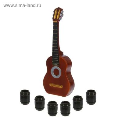 Лот: 12757501. Фото: 1. Набор винный "Гитара" 7 предметов... Другое (посуда, кухонная утварь)