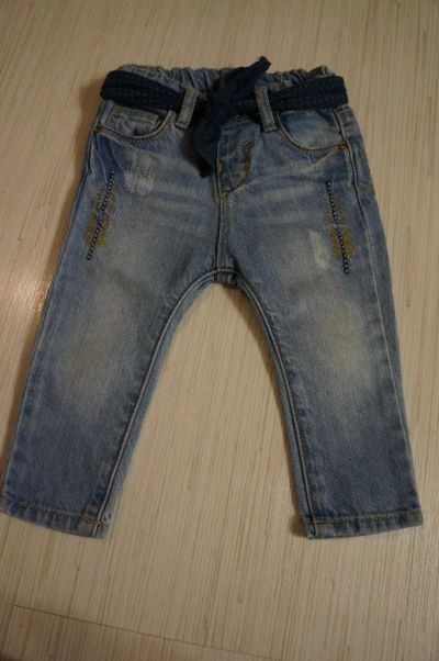 Лот: 9425732. Фото: 1. Джинсы Zara, 68 см. Брюки, шорты, джинсы