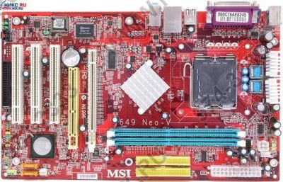 Лот: 161275. Фото: 1. Материнская плата MSI 649 Neo-V... Материнские платы