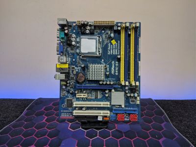 Лот: 25395766. Фото: 1. Мат. плата ASRock G41C-GS/LGA775... Материнские платы