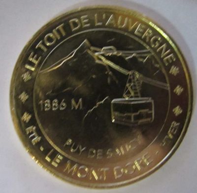 Лот: 8369426. Фото: 1. Франция 2016 жетон медаль гора... Сувенирные
