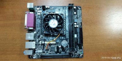 Лот: 14930290. Фото: 1. Gigabyte GA-E3000N + процессор... Материнские платы