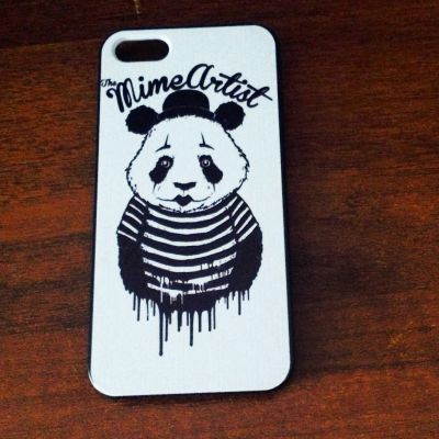 Лот: 6888343. Фото: 1. Чехол на iPhone 5 / 5s, панда. Чехлы, бамперы