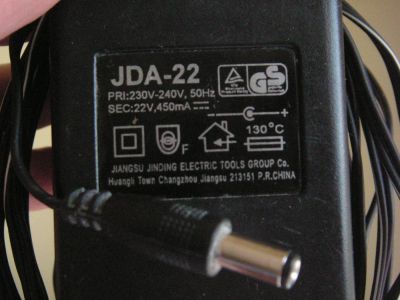 Лот: 11504571. Фото: 1. Блок питания к шурику*JDA-22 22в... Электроинструмент