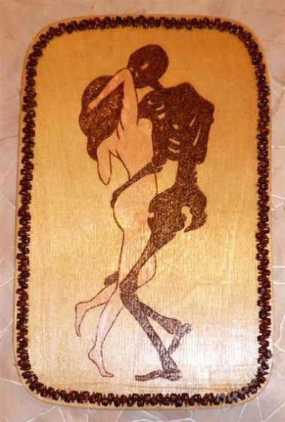 Лот: 1927755. Фото: 1. панно Танец со смертью. Произведения