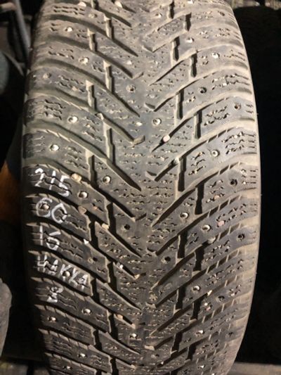 Лот: 25009552. Фото: 1. 1шт. 215-60-16 Nokian Hakkapeliitta... Шины