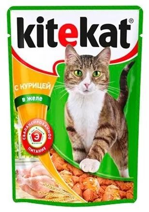 Лот: 15055340. Фото: 1. (Китекет) Курица 85г влажный корм... Корма