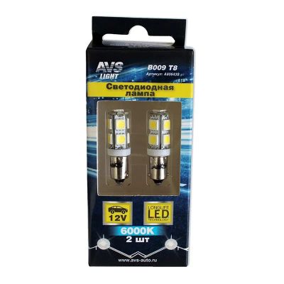 Лот: 20584520. Фото: 1. B009 Т8/белый/ (BA9S) 9SMD 5050... Оптика и освещение