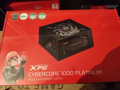 Лот: 24396551. Фото: 1. Блок питания XPG CyberCore 1000w... Корпуса, блоки питания