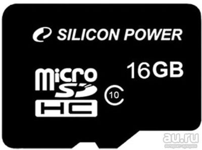 Лот: 16846143. Фото: 1. Карта памяти microSDHC Silicon... Карты памяти