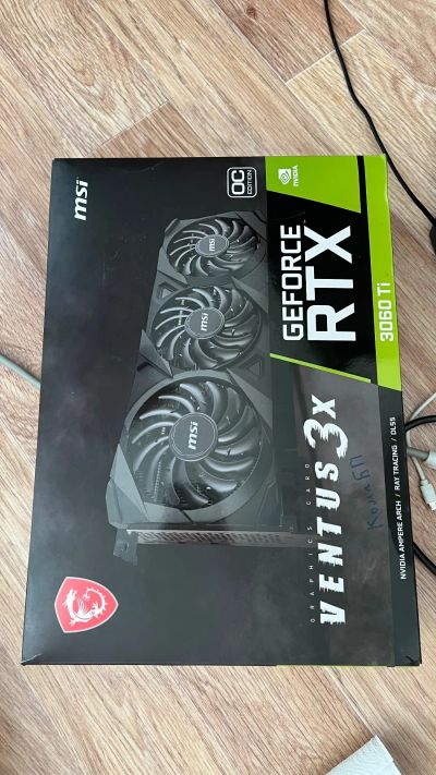 Лот: 19429773. Фото: 1. MSI GeForce rtx 3060ti 3x. Видеокарты