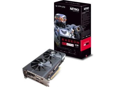 Лот: 9495746. Фото: 1. Sapphire Nitro Radeon RX 470 8G. Видеокарты