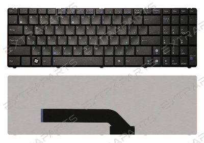 Лот: 16351388. Фото: 1. Клавиатура ASUS K61 (RU) черная... Клавиатуры для ноутбуков