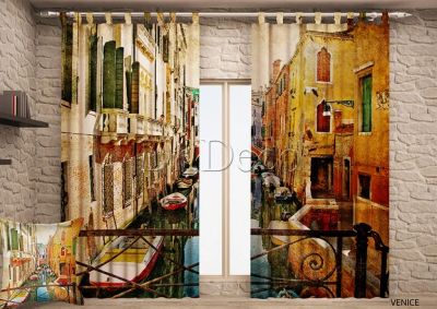 Лот: 3629377. Фото: 1. Фотошторы Венеция. Шторы, тюль