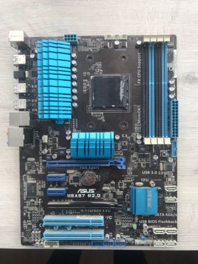 Лот: 16259036. Фото: 1. Материнская плата ASUS M5A97 R2... Материнские платы