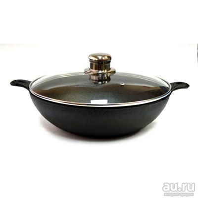 Лот: 13530266. Фото: 1. Вок VETTA d 30 х 8,5см чугун... Жаровни, казаны