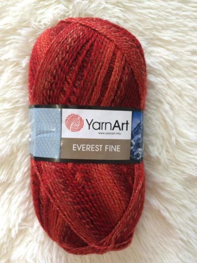 Лот: 9825512. Фото: 1. Пряжа Yarnart Everest Fine , 30... Ткани, нитки, пряжа